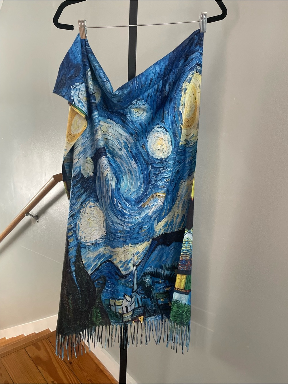 Vincent Van Gogh Wearable Scarf Shawl Double Sided One Size